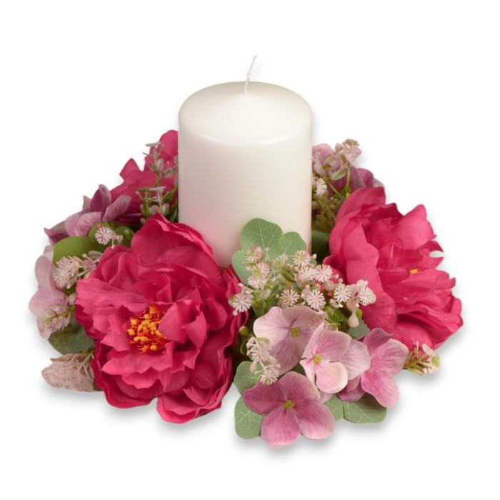 GIROCANDELA PEONIA D25 FUXIA